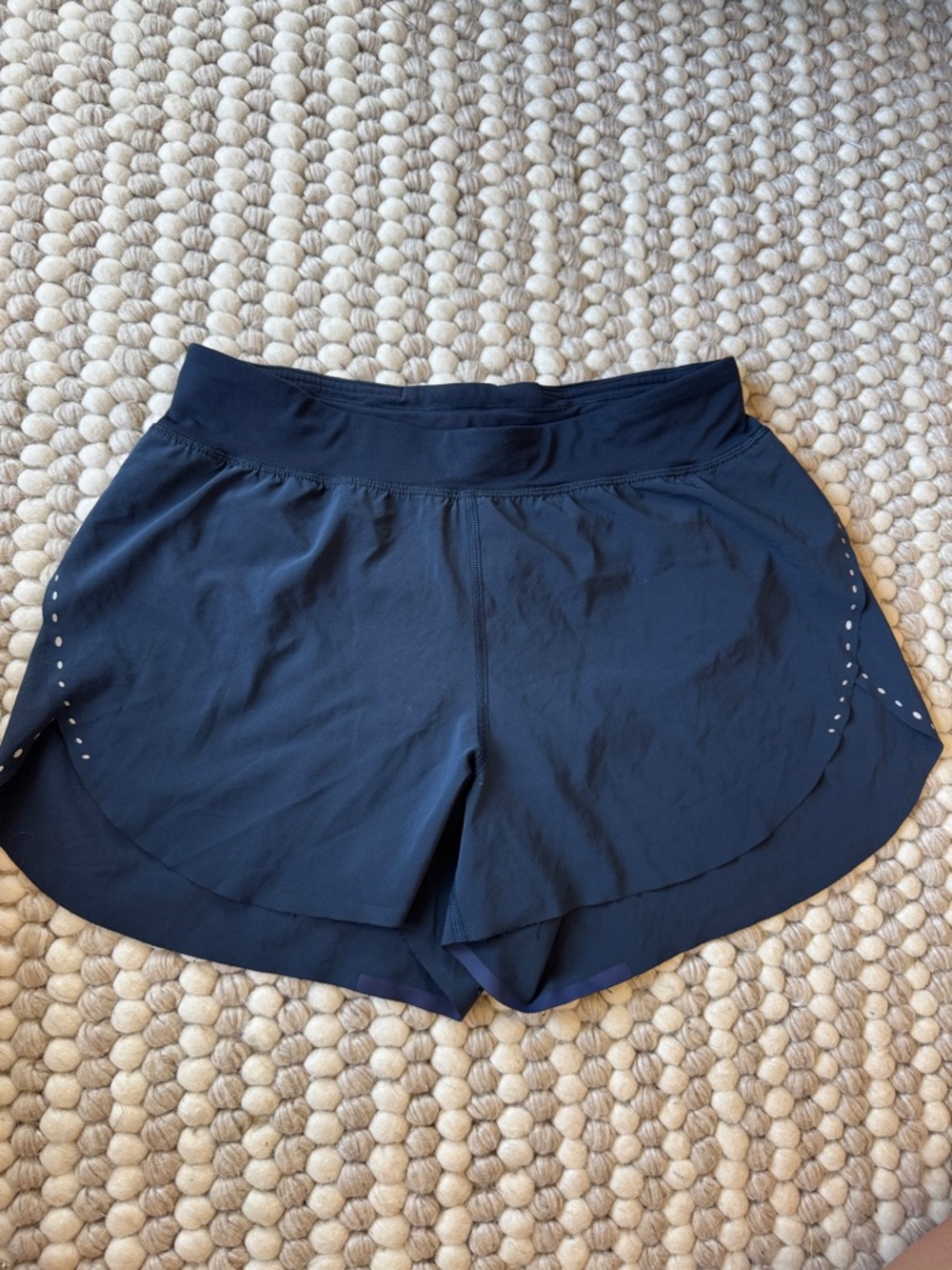 Women's Lululemon Fast and Free Split Short in Navy